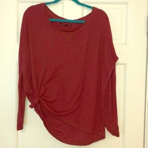 Maroon Long Sleeve Shirt